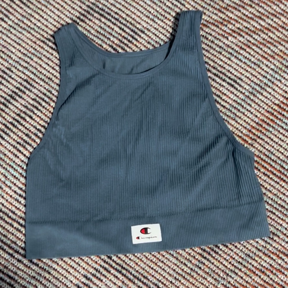 Champion, Ocean Blue, sports bra